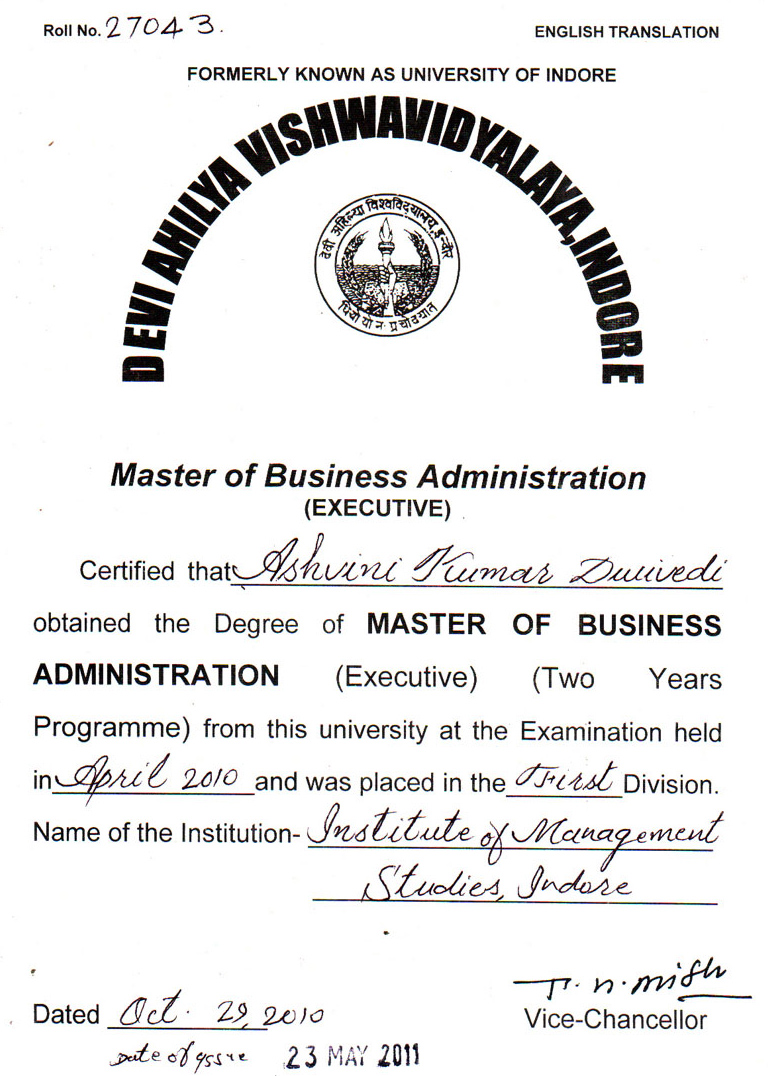 Dr AK certificates